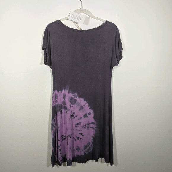 purple tye dye t-shirt - Picture 2 of 4